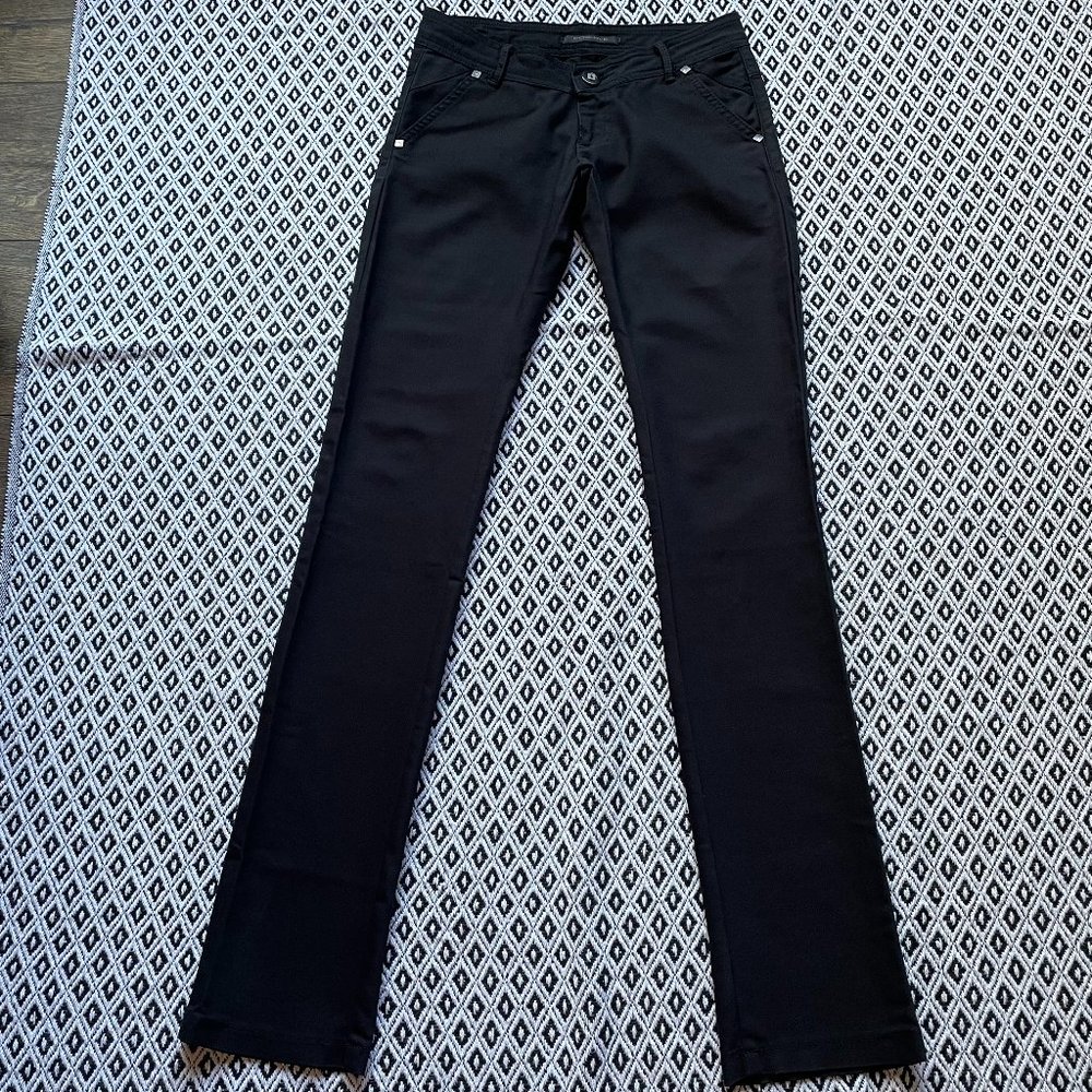 Women Elegant Classic Slim Straight Leg Pants